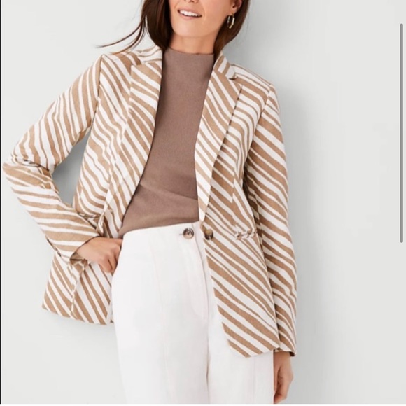 Ann Taylor Jackets & Blazers - ANN TAYLOR “The Hutton Blazer” in Zebra Stripe